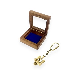 Metal Vintage Bike Keychain Gold for Bag