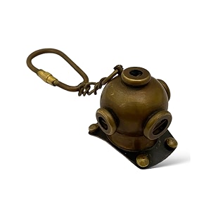 Metal Vintage Bike Keychain Gold for Bag