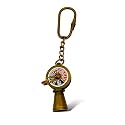 Metal Vintage Bike Keychain Gold for Bag