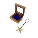 Metal Vintage Bike Keychain Gold for Bag