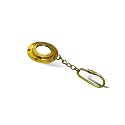 Metal Vintage Bike Keychain Gold for Bag