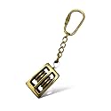 Metal Vintage Bike Keychain Gold for Bag