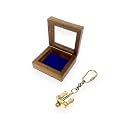 Metal Vintage Bike Keychain Gold for Bag