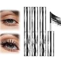Metal Wand Mascara, 2026 Upgraded Waterproof Iron Mascara for Volume and Length, Long-lasting 3D Curling Brushless Tubing Mascara for Natural and Smudge Proof Eyelash (3PCS)