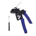 Metal Zip Ties Cutter Stainless Steel Cable Tie Gun for Self-Locking Stainless Steel Cable Ties Heavy Duty Tensioning Cutting Tool with Free Zip Tie Release Tool