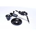 Metallic aluminium Hobo Hookah Universal Stem fits to any bottle (Multicolour)