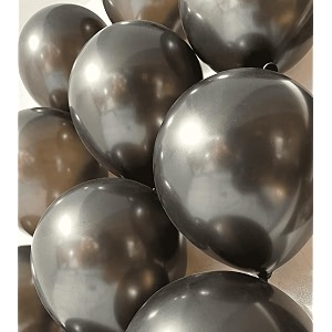 metallic balloons best for birthday parties wedding engagement anniversary baby shower bachelor party festivals and many more occasions pack of 280 black