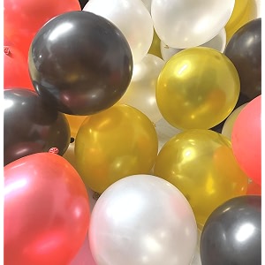 metallic balloons best for birthday parties wedding engagement anniversary baby shower bachelor party festivals and many more occasions pack of 400 golden red black white