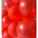 Metallic Balloons Best for Birthday, Parties, Wedding, Engagement, Anniversary, Baby Shower, Bachelor Party, Festivals and Many More Occasions (Pack of 120, Red)