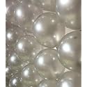 Metallic Balloons Best for Birthday, Parties, Wedding, Engagement, Anniversary, Baby Shower, Bachelor Party, Festivals and Many More Occasions (Pack of 20, White)