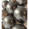 Metallic Balloons Best for Birthday, Parties, Wedding, Engagement, Anniversary, Baby Shower, Bachelor Party, Festivals and Many More Occasions (Pack of 200, Black)