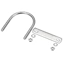 METALLIXITY U Bolts 2 Sets (M6x47x65mm),Round U Bolt with Accessories