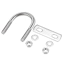 METALLIXITY U Bolts 2 Sets (M8x35x60mm),Round U Bolt with Accessories