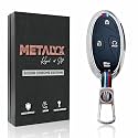 Metalyx SILVER CHROME Car Key Fob Cover for HYUNDAI NEW VENUE 2026 | 2025 Facelift - HX5 to HX10 & N-Line | METAL Smart KEY Case with Silicone | Anti Scratch | Fingerprint Resistant | Drop-Protected