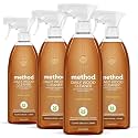 method Daily Hardwood Cleaner, Almond, 28 fl oz, 4 Pack