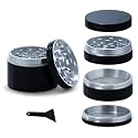 METIER® Crusher 56mm Metal Herb Grinder Herb Crushers 4 Part Color Pink