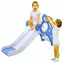 7in1 slider for kids 2 to 5 years big size indoor with Basketball combo for Home Toddler Slide baby slide outdoor with Ball Castle Sliding for Kid Children Slides foldable Kids Slider Big Size
