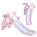 7in1 slider for kids 2 to 5 years big size indoor with Basketball combo for Home Toddler Slide baby slide outdoor with Ball Castle Sliding for Kid Children Slides foldable Kids Slider Big Size