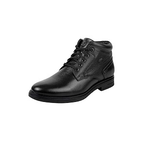 Metro Mens Leather Lace-Up Ankle Boots