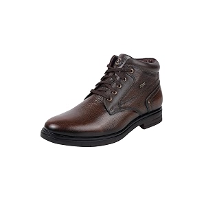 Metro Mens Leather Lace-Up Ankle Boots