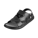Metro Men Black Synthetic Sandals EU38 UK4