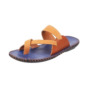 Metro Mens Leather Chappals