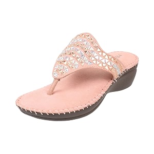 Metro Womens Embellished Faux Leather Comfy Fashion