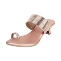 Metro Women39s Fashion Kitten Heel Slip-on Sandals