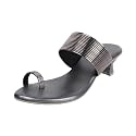 Metro Women39s Fashion Kitten Heel Slip-on Sandals