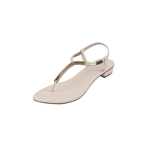 Metro Women Black Synthetic Flat Casual Sandal