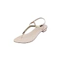 Metro Women Black Synthetic Flat Casual Sandal