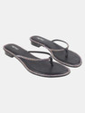 METRO Women EmbellishedT-Strap Heels Sandal Black 4