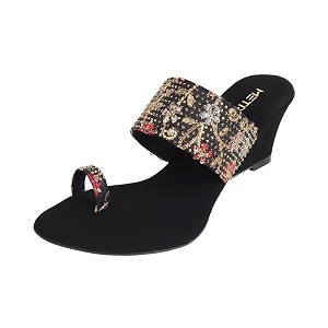 Metro Women Ethnicwear Wedge Heel Sandal