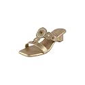 Metro Women Faux Leather Ethnic Traditional Heel