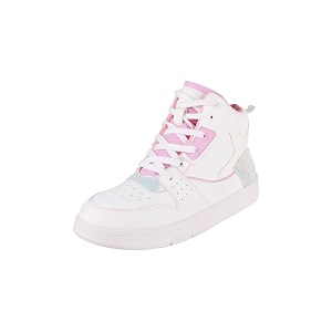 Metro Women Faux Leather Fashion Lace-up Sneaker