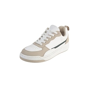 Metro Women Faux Leather Fashion Sneaker Shoes