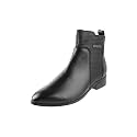 Metro Women Faux Leather Ribbed Slip-On Casual