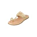 Metro Women Flat Kolhapuri Comfort Chappal