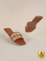 METRO Women Flats Sandal Tan 4