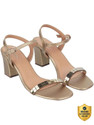 METRO Women Heels Sandal Gold 3
