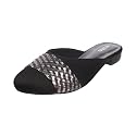 Metro Women39s Ethnic Weave Detail Fashion Heel