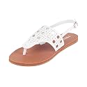 Metro Women Synthetic Leather Flat Sandal