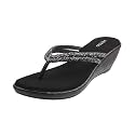 Metro Women Synthetic Leather Wedge Heel Sandal
