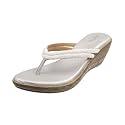 Metro Women Synthetic Leather Wedge Heel Sandal