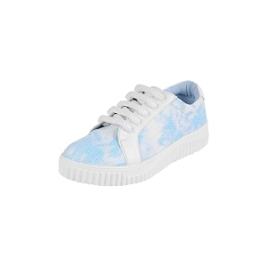 Metro Women Synthetic Tie-Dye Lace-Up Casual Sneakers