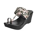 Metro Women Wedge Heel Slip-on Sandal