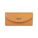 Metro Women Yellow Faux Leather Casual Wallet with Magnetic Flap Closure (95-133)