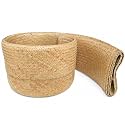 MetroCaneWorks Bamboo Chatai Mat Roll, Handwoven Shital Pati Style, for Flooring, Wall Decor & DIY Use, 122 x 183 cm (Medium White)