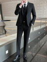 METRONAUT 3 piece suit for men Solid Men Suit