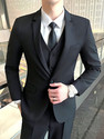 METRONAUT 3 piece suit for men Solid Men Suit